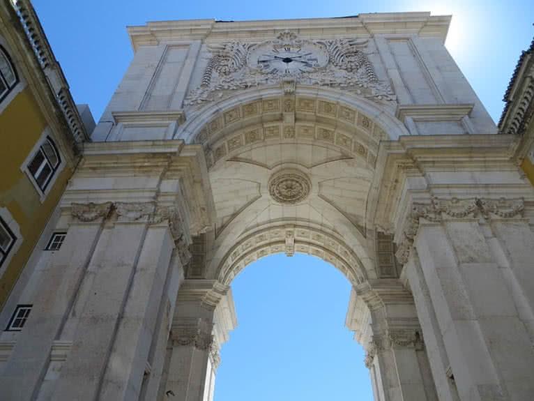 Rua Augusta Arch, Lisbon, Portugal