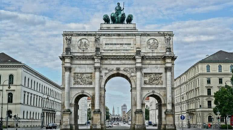 Victory gate, Munich
