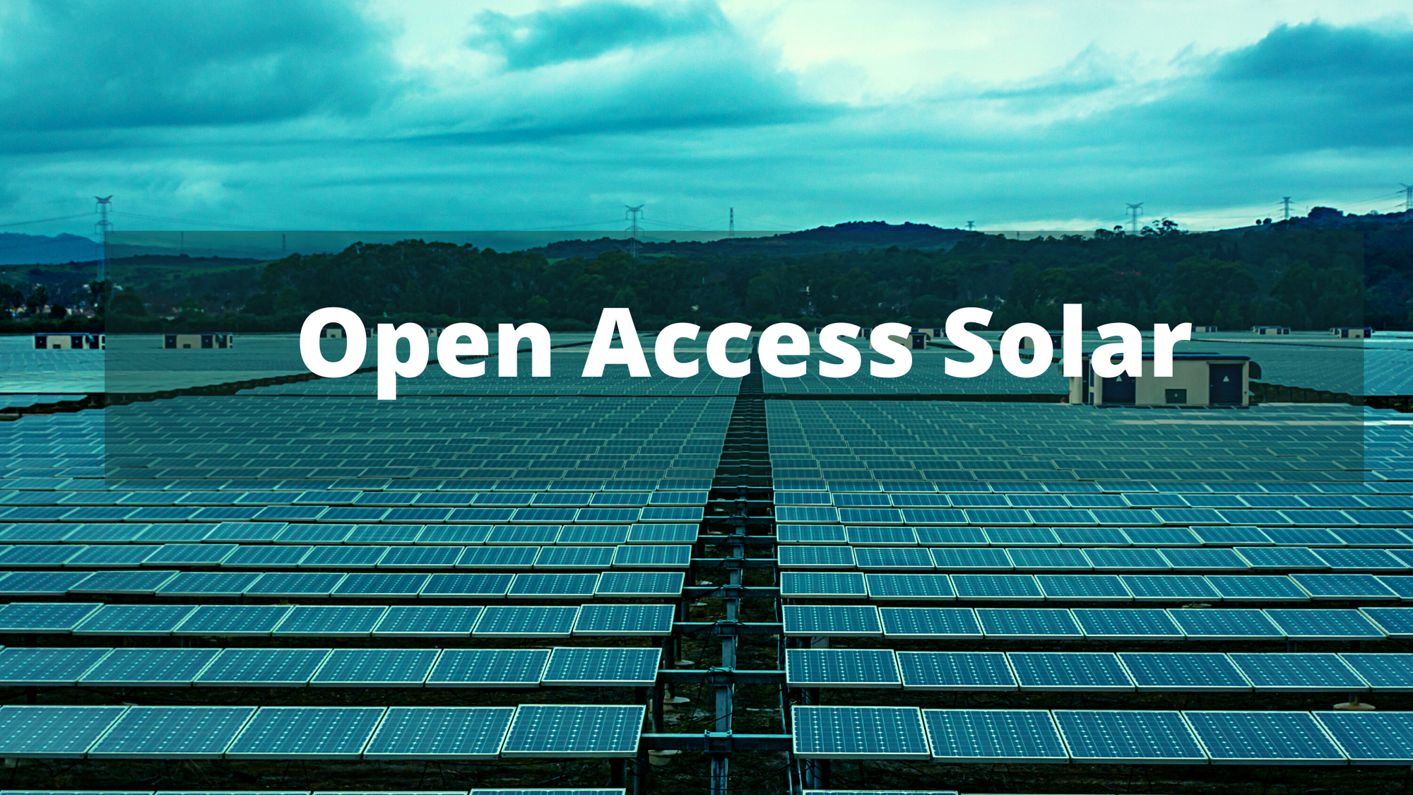 Cover Image for Open Access Solar