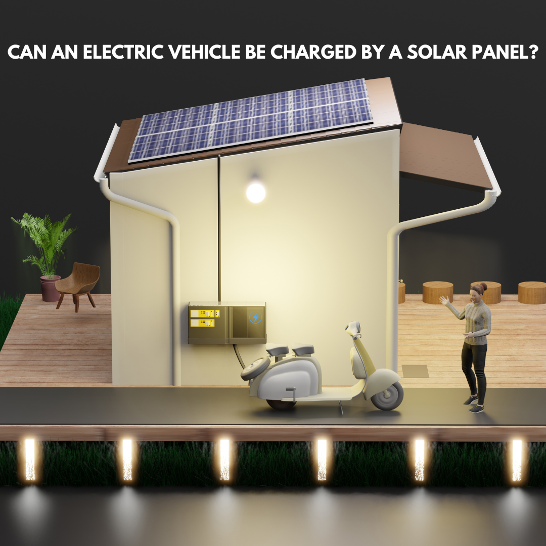 Cover Image for Can a solar panel be used to charge an electric vehicle, and if so, are there any benefits?