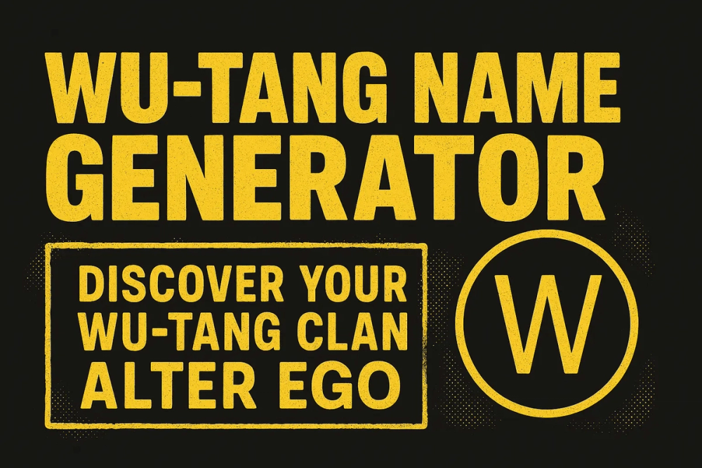 image of Wu-Tang Name Generator