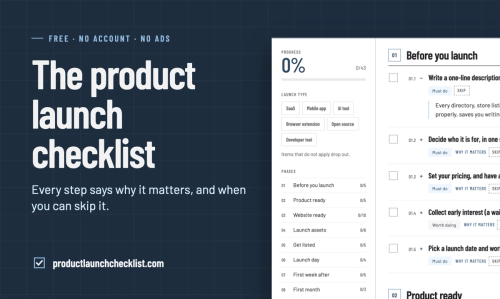 image of Product Launch Checklist image of Product Launch Checklist