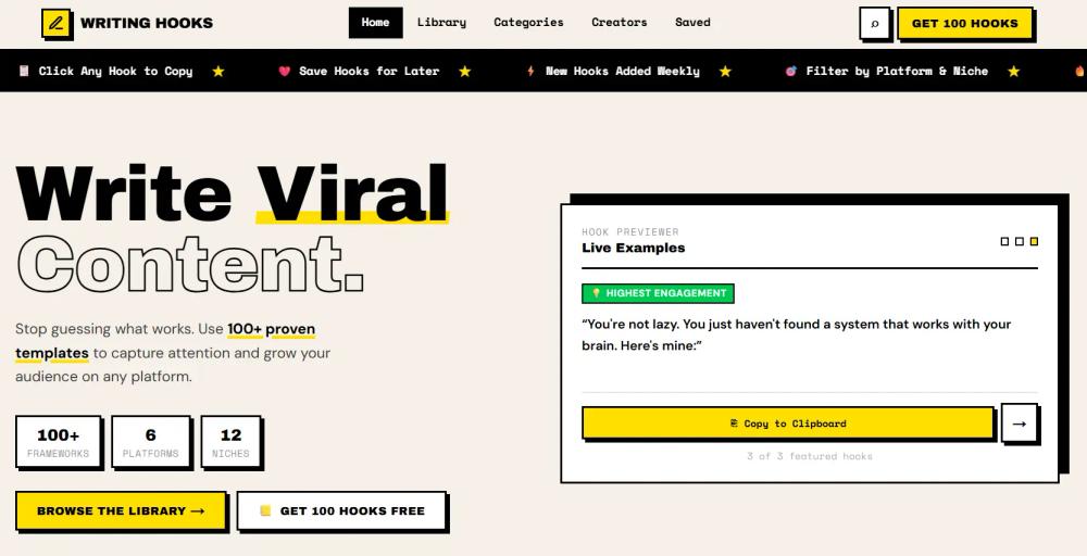 image of Writing Hooks