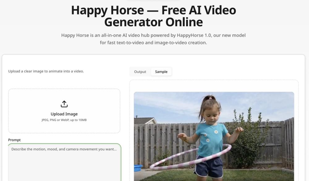 image of Happy Horse - AI Video Generator