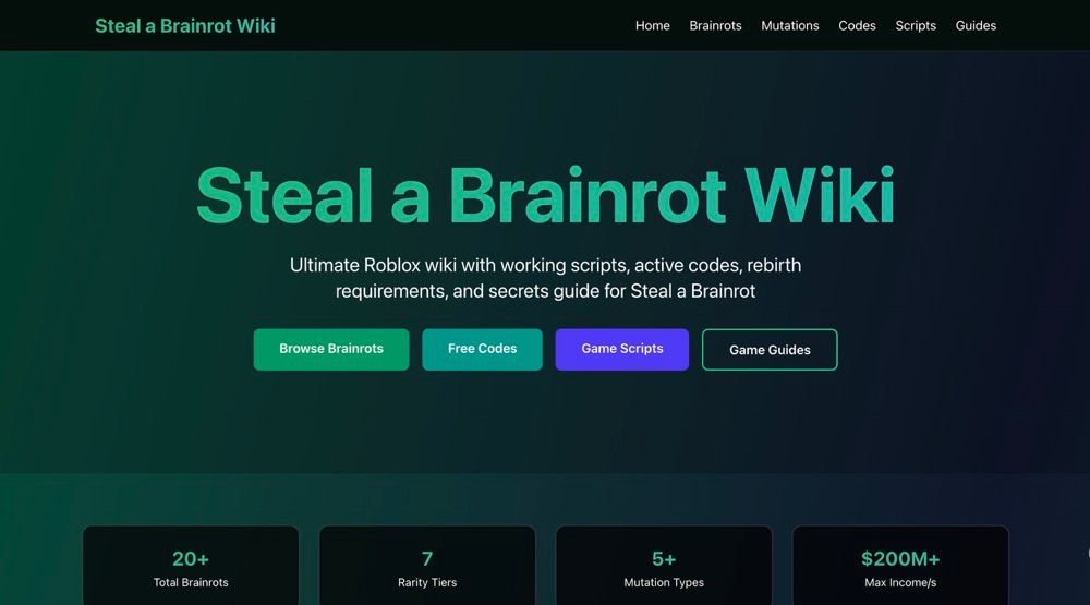 image of Steal a Brainrot Wiki