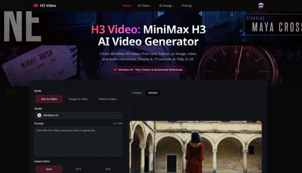 image of H3 Video - MiniMax H3 AI