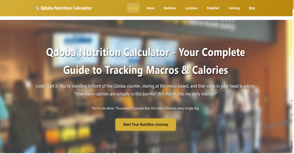 image of Qdoba Nutrition Calculator