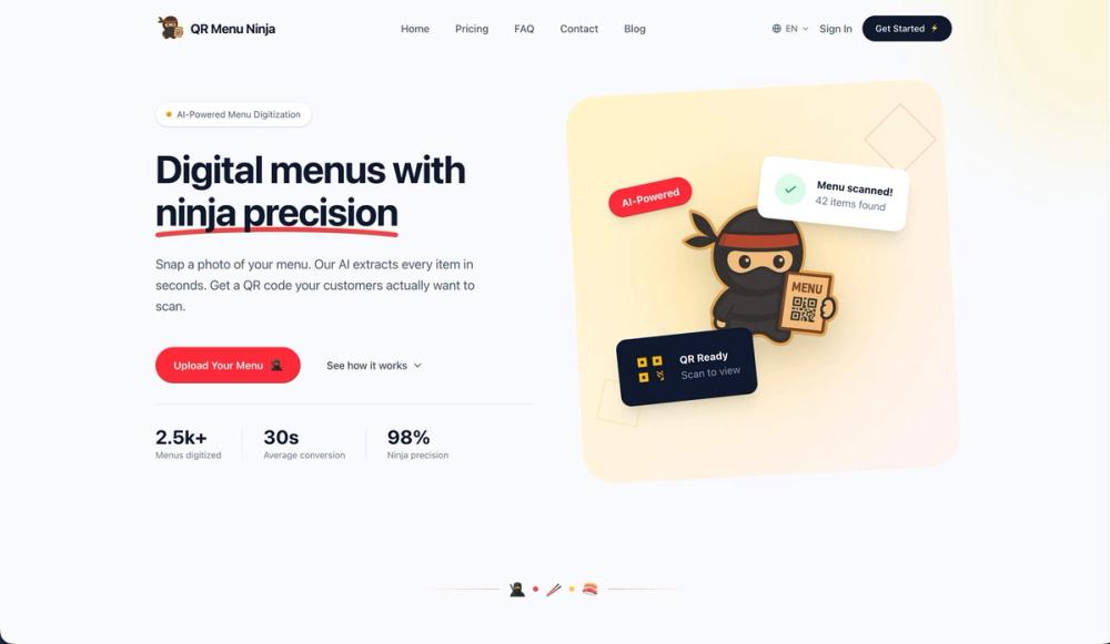 image of QR Menu Ninja image of QR Menu Ninja