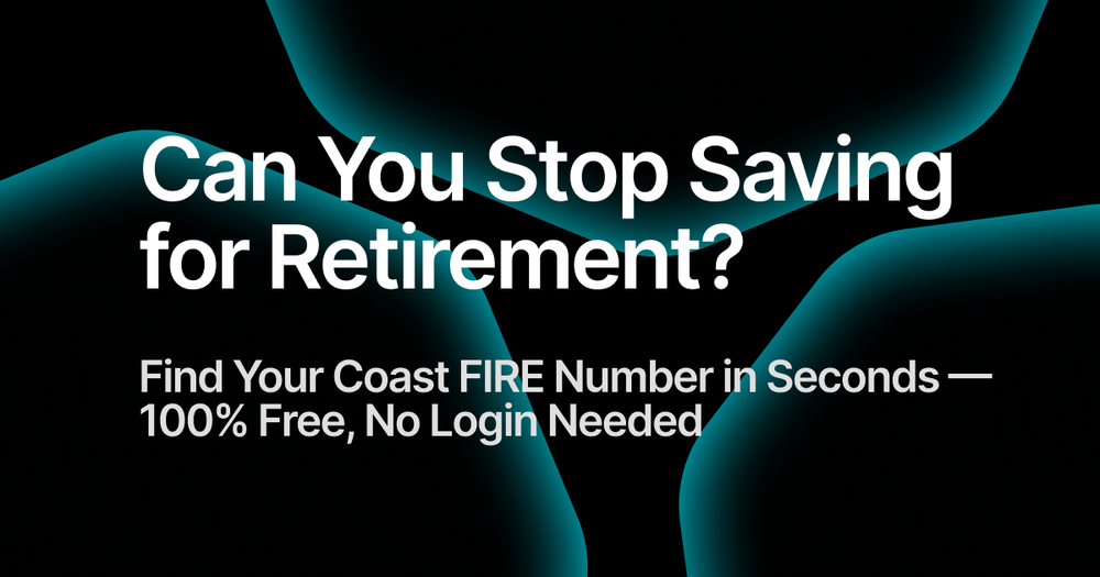 image of Coast FIRE Calculator