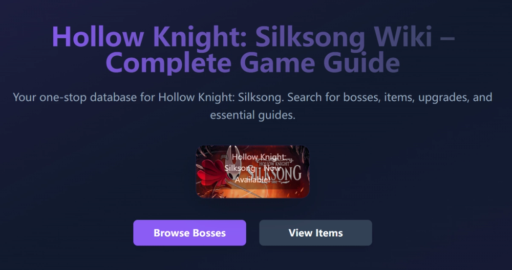 image of Hollow Knight: Silksong Wiki