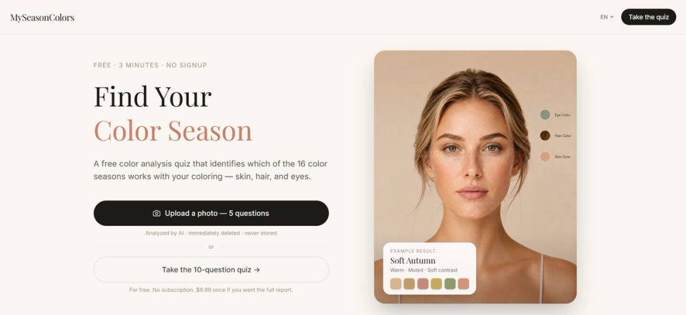 image of MySeasonColors