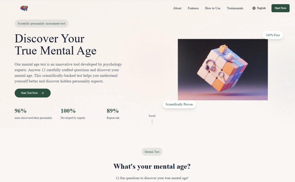 image of mental age test