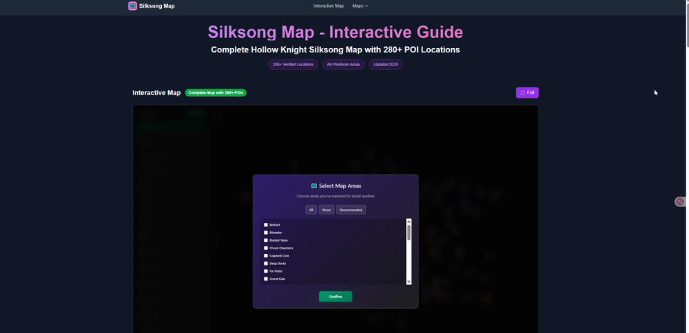 image of Silksong Map - Interactive Guide