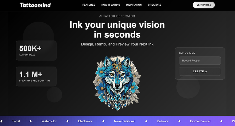 image of Tattoomind AI