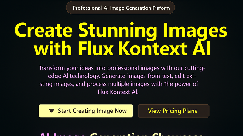 image of Flux Kontext AI