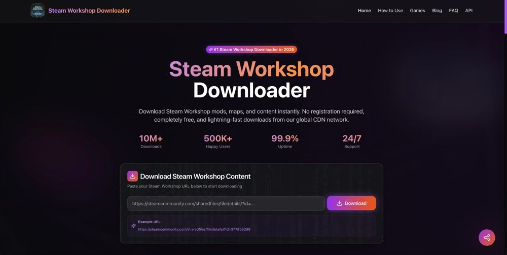image of steam workshop downloader
