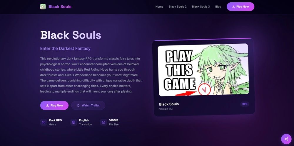 image of black souls