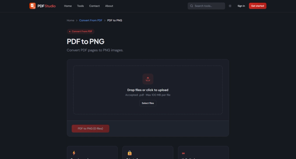 image of PDF to PNG