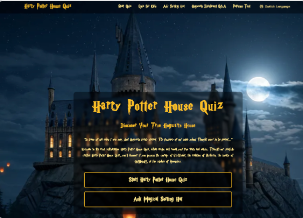 image of Harry Potter House Quiz