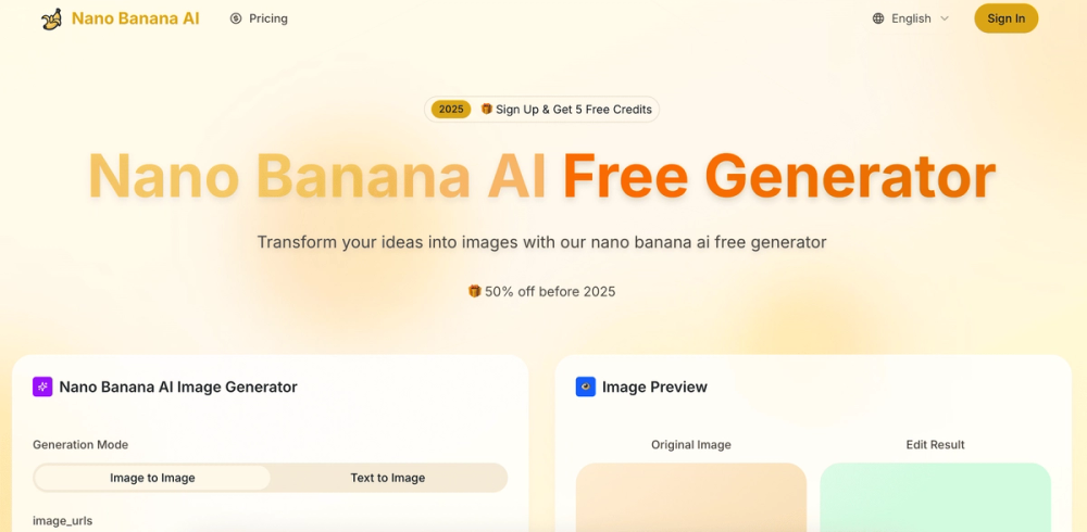 image of Nano Banana AI Free Generator 