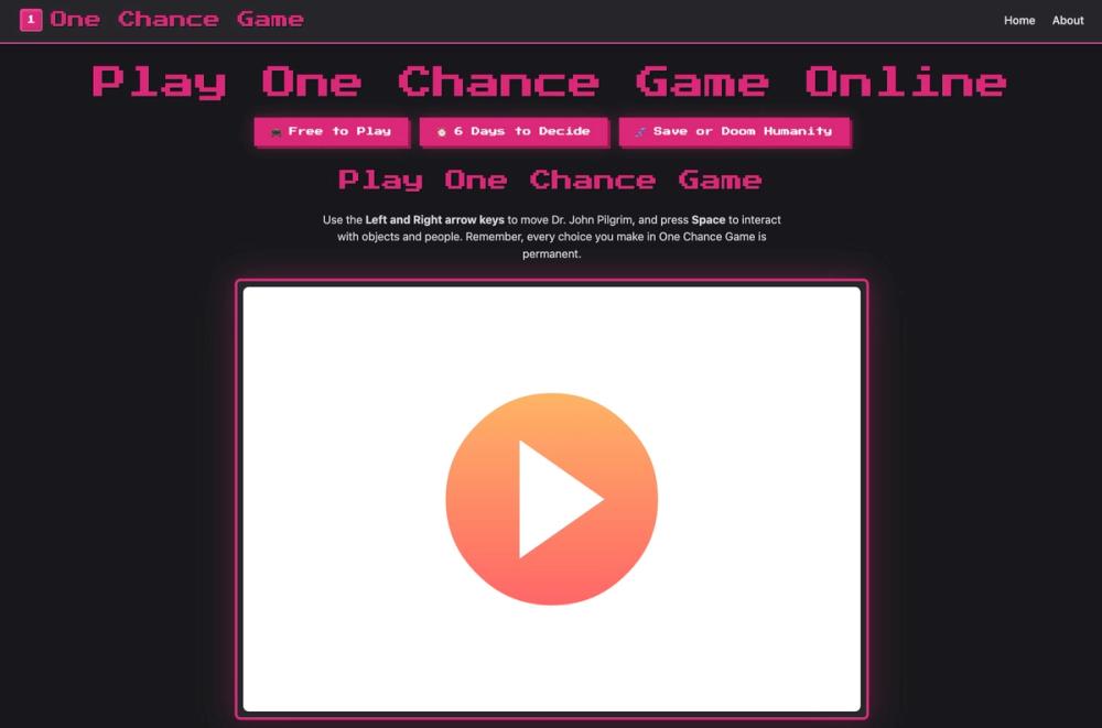 image of One Chance Game