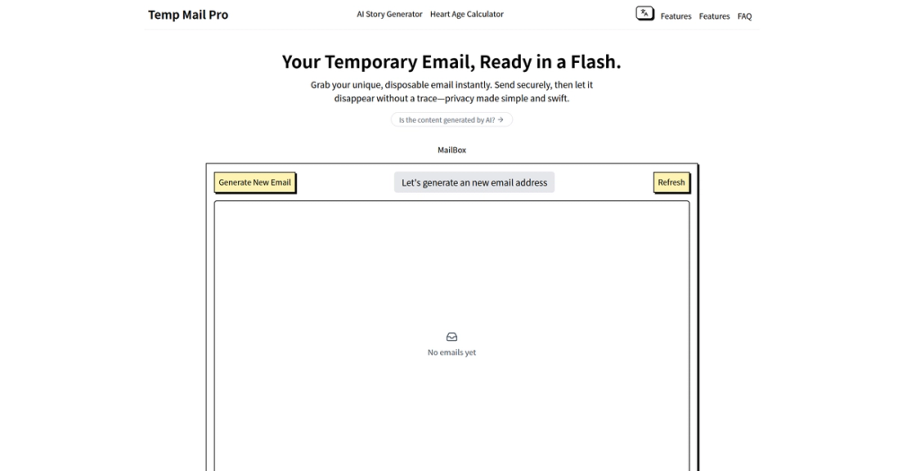image of Tempmailpro