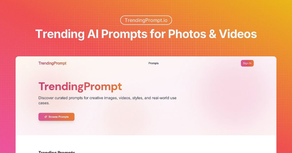 image of Trending Prompt AI