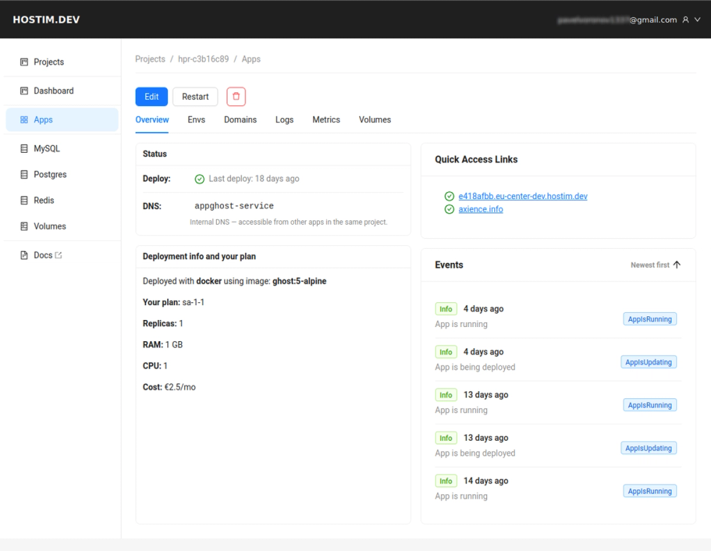 image of Hostim.dev image of Hostim.dev