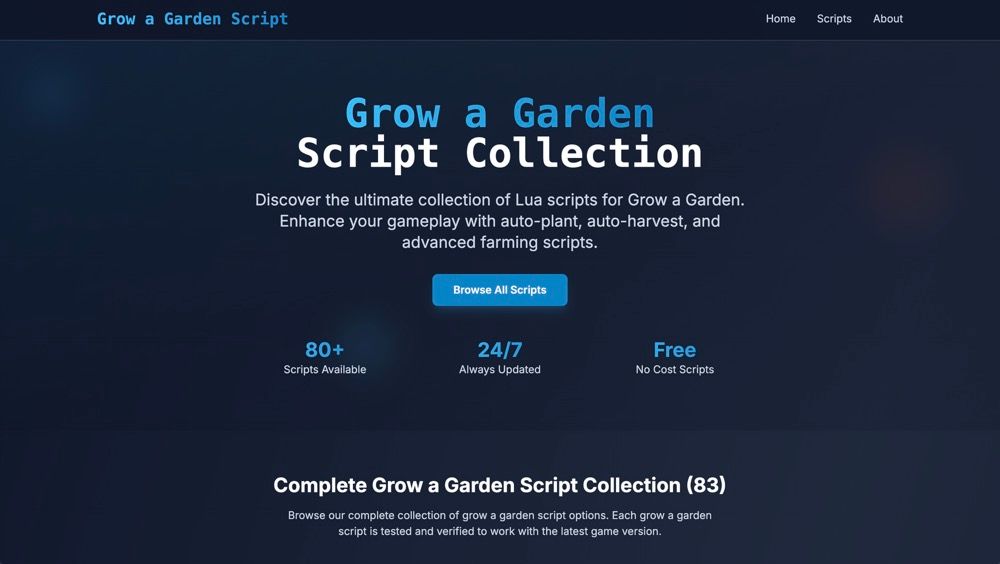 image of Grow A Garden Script