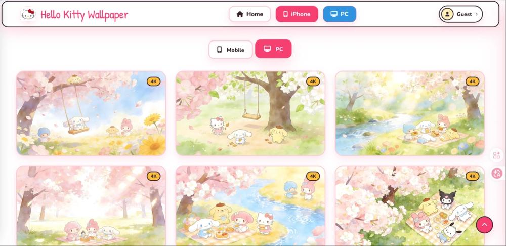 image of Hello Kitty Wallpaper