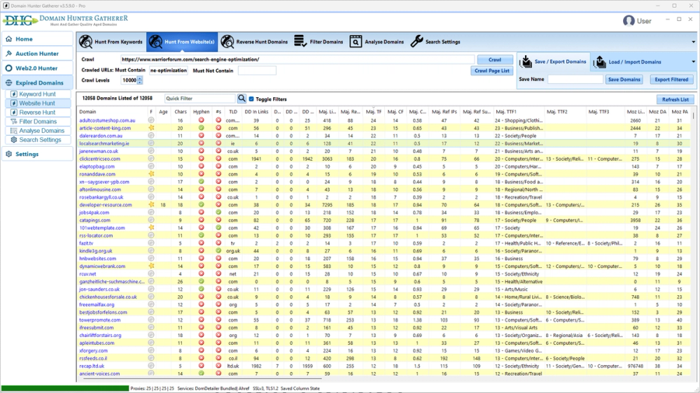 image of Domain Hunter Gatherer