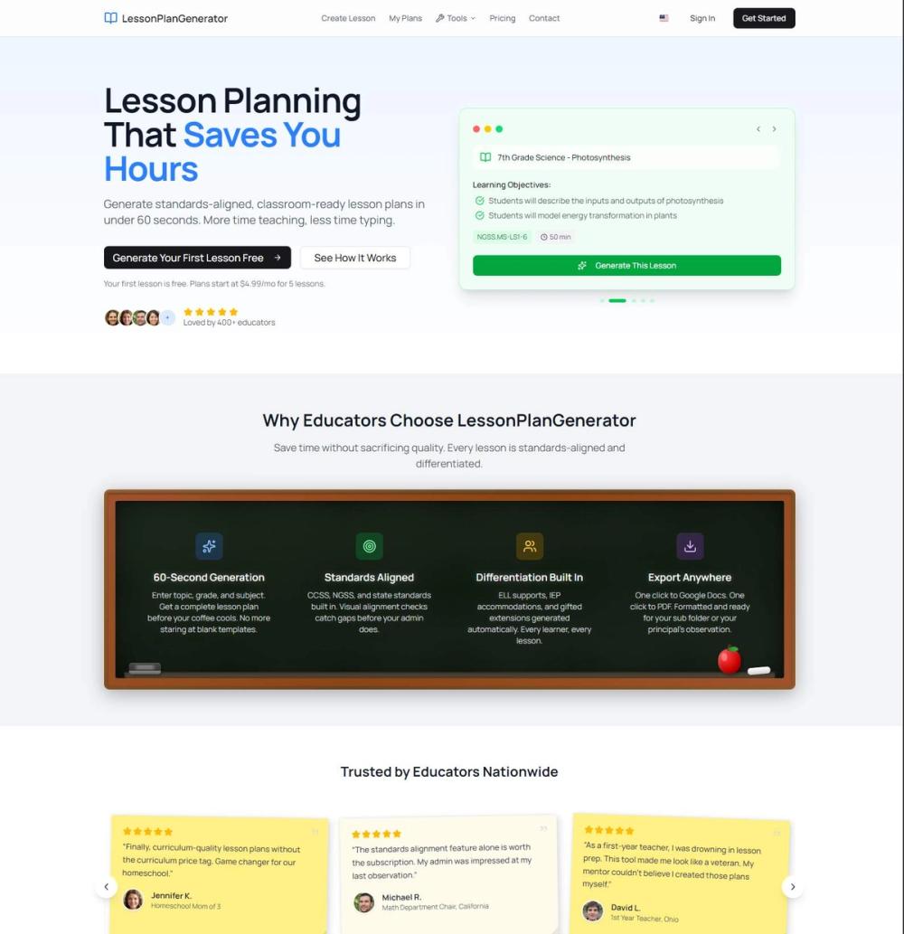image of LessonPlanGenerator image of LessonPlanGenerator