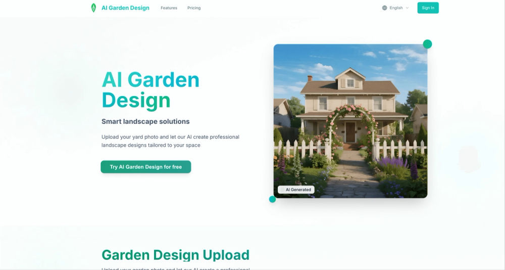 image of AI Garden Design