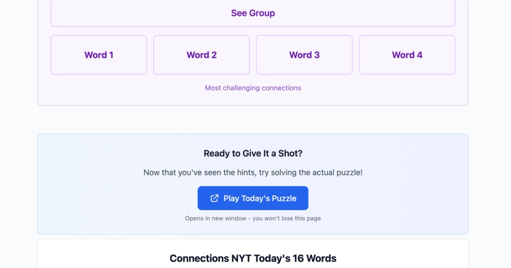 image of ConnectionsHintToday