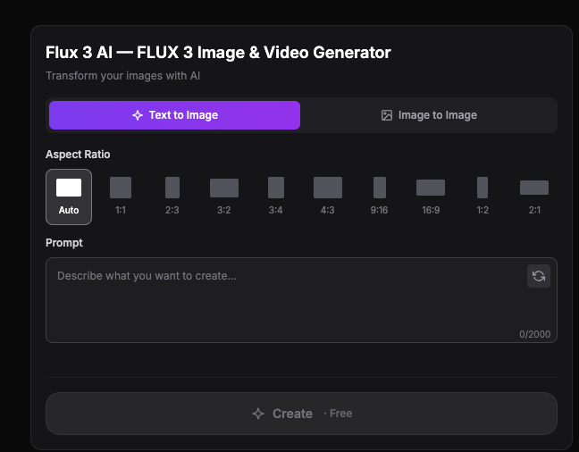 image of Flux 3 AI