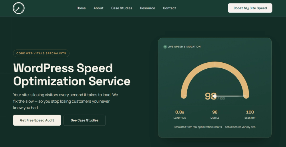 image of WordPress Speed Service