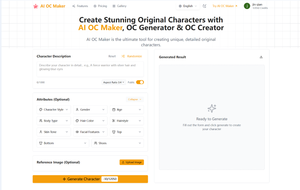 image of AI OC Maker