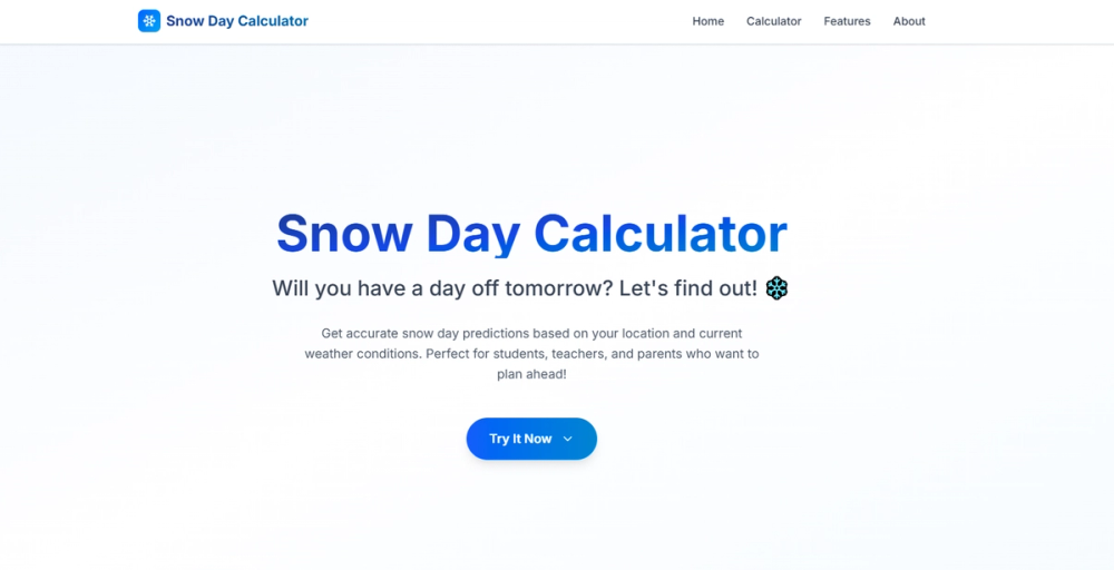 image of Snow day calculator