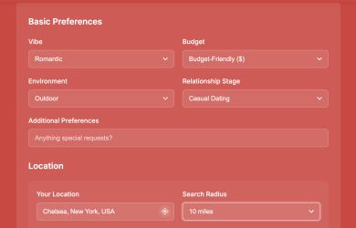 image of Date Idea Generator
