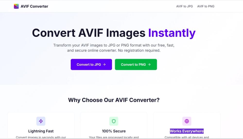 image of Free AVIF Converter