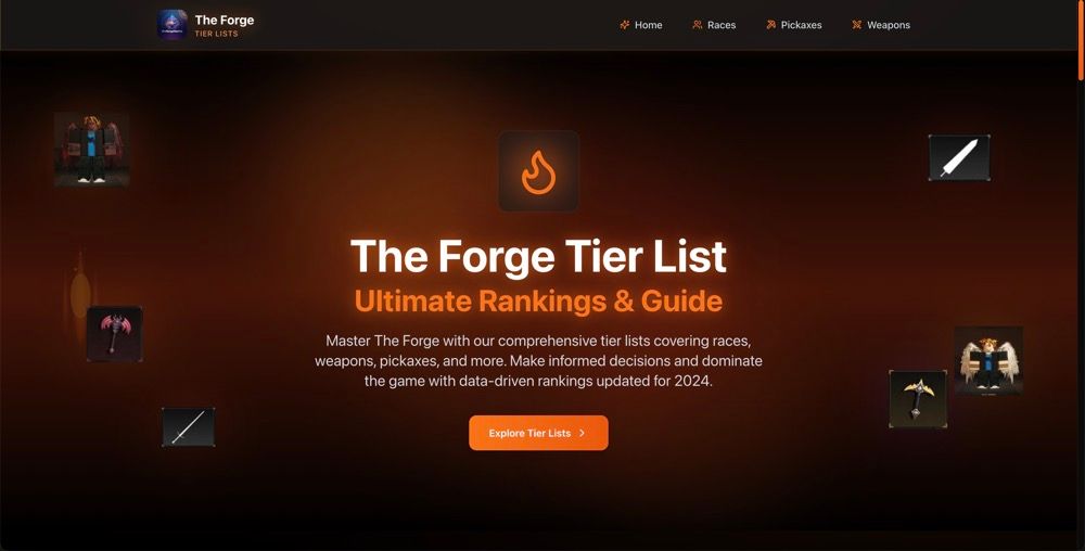 image of the forge tier list