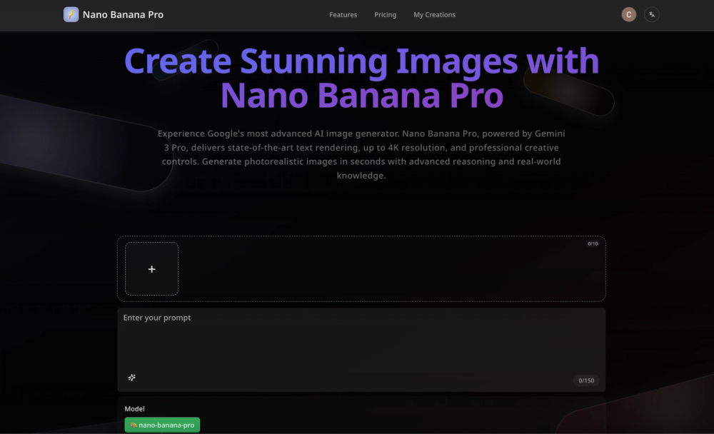 image of nana banana pro ai studio