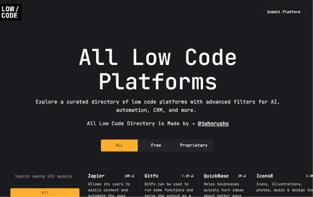 image of Low Code Platforms