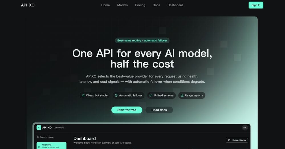 image of APIXO - AI api platform