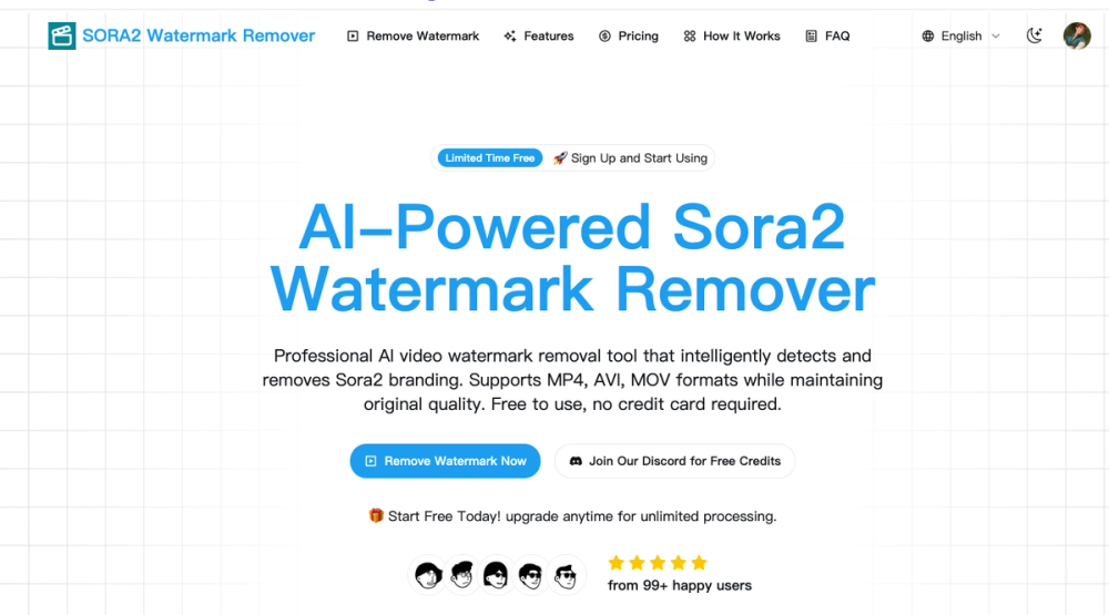 image of SORA2 Watermark Remover