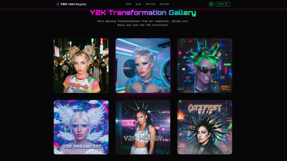 image of Y2K Hairstyle Generator
