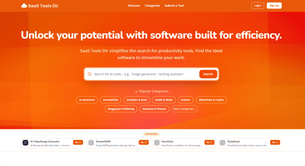 image of SaaS Tools Dir
