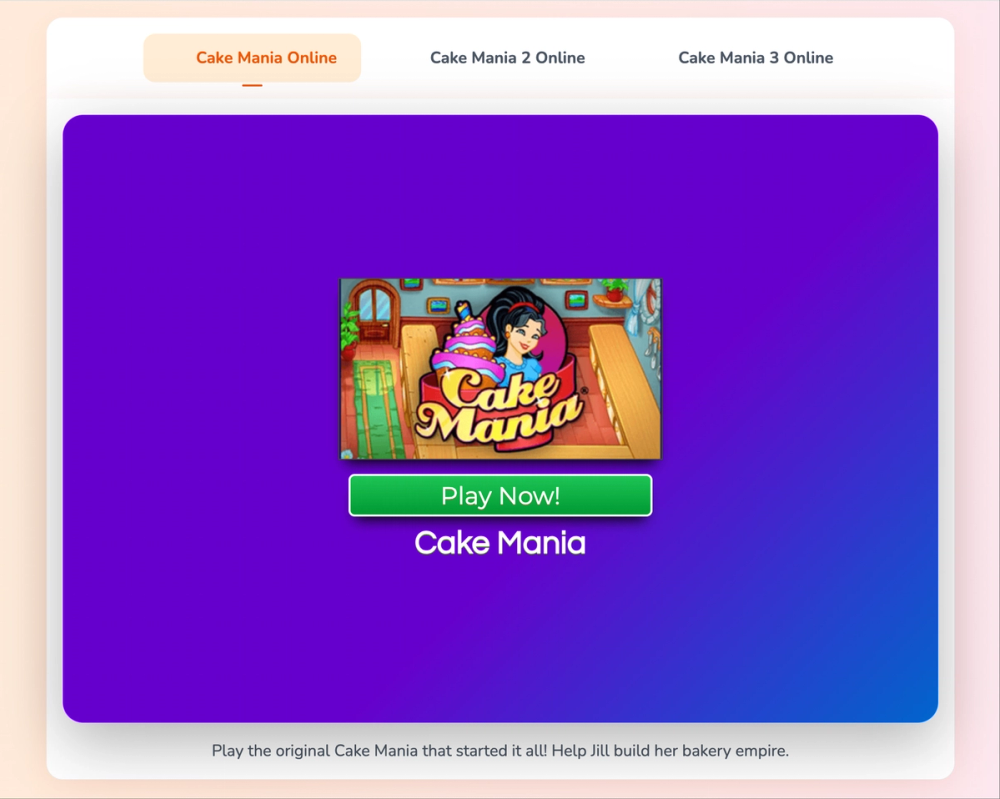 image of Cake Mania