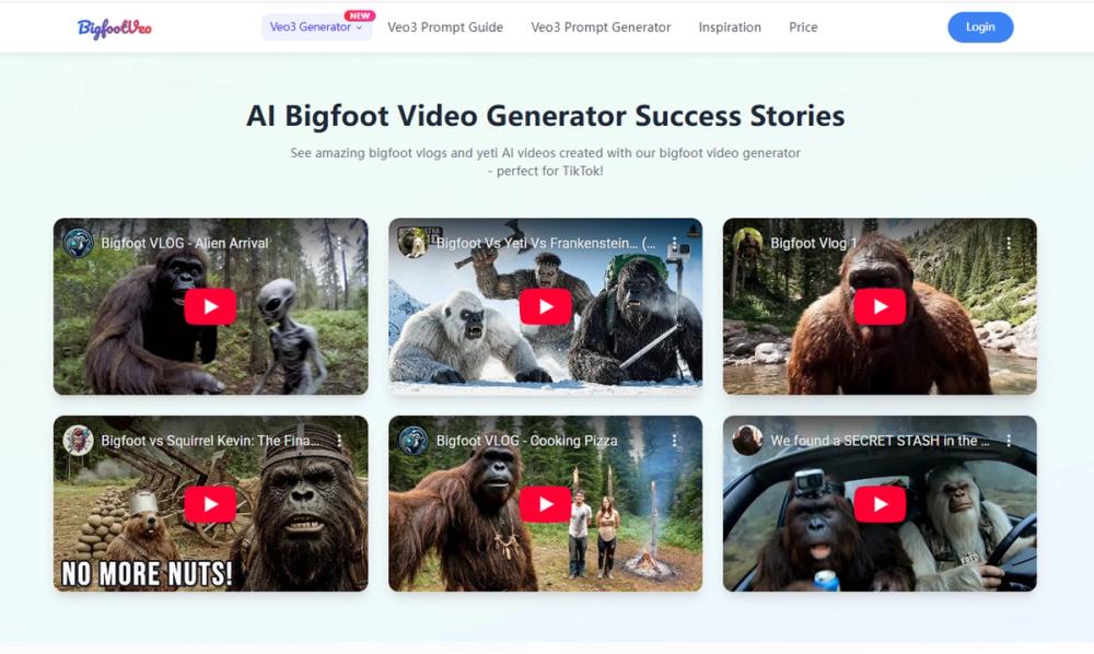 image of AI Bigfoot Video Generator image of AI Bigfoot Video Generator