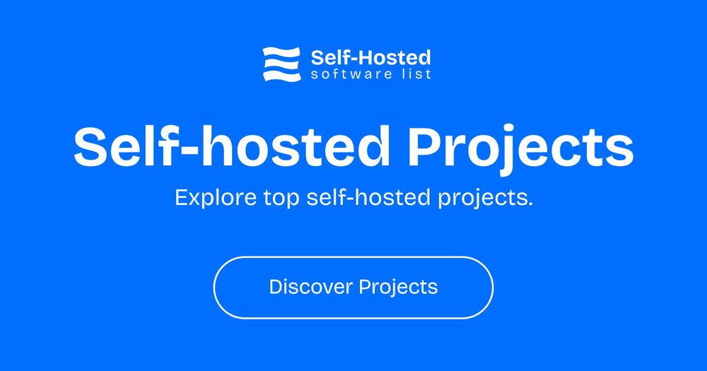 image of  Self-Hosted Software List 